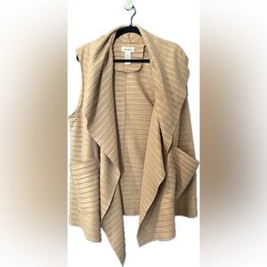 Le Moda tan vest, size S-L